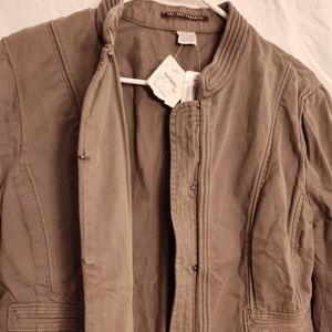 OLIVE COTTON JACKET